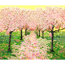 'Stages of Life (Spring): The Avenue of Cherry Trees (1)'